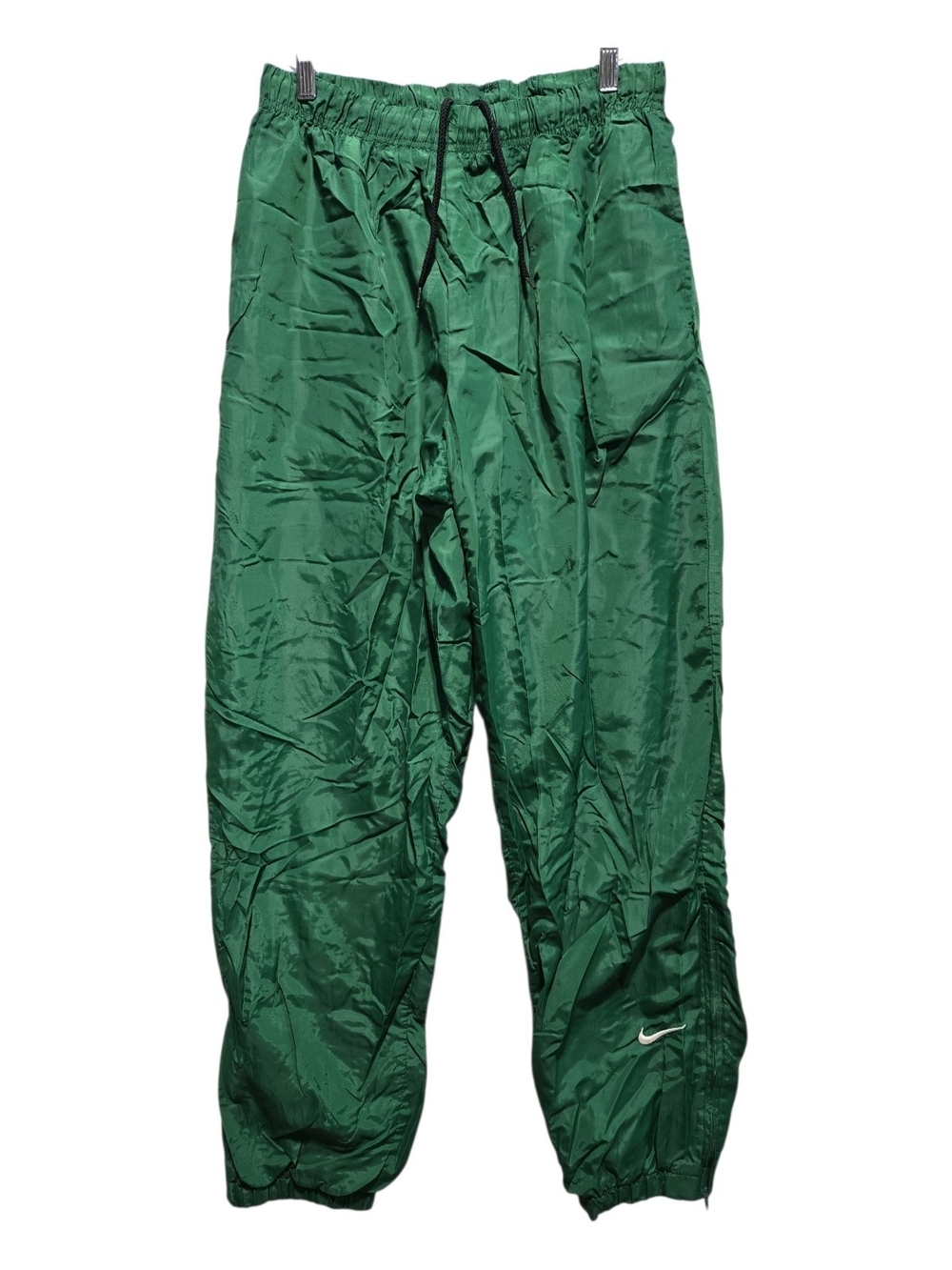 Vintage Y2K Nike Team Green Nylon Track Pants Men's Various Sizes